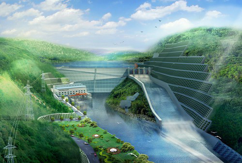 花山老挝南塔河1号水电站项目